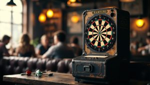 Fléchettes et divertissement : le jeu de fléchettes avec monnayeur pour bars