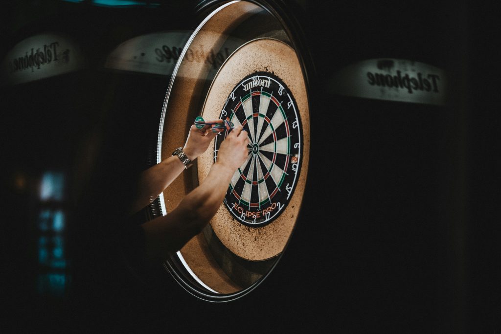 jeu de fléchette